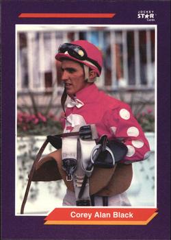 1992 Jockey Star #24 Corey Alan Black Front